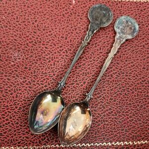 Made in Holland Collectors Spoons. New Castle-Henry County Sesquicentennial 1972